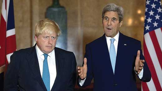 Boris Johnson, John Kerry
