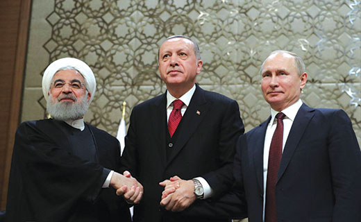 Iran, Turquia, Rusia