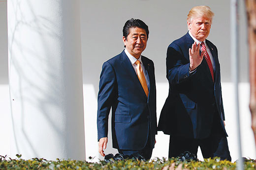 Abe y Trump