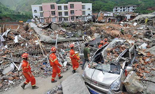 Terremoto en China