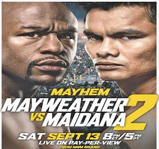 Mayweather, Maidana