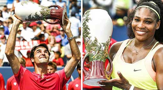 Federer and Serena