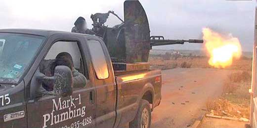 Camioneta de Texas en Siria