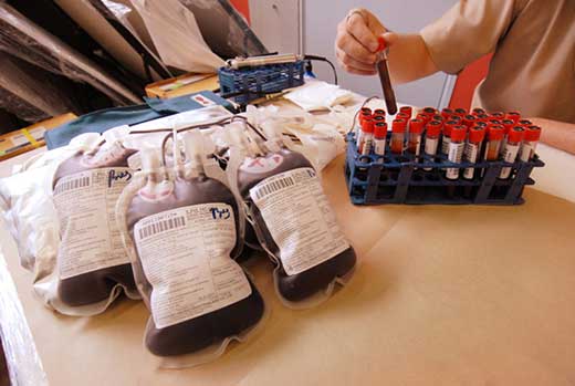 Transfusion sangre