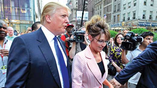 Donald Trump, Palin