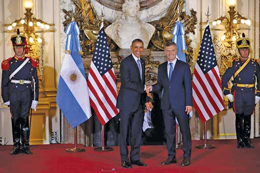 Obama, Macri