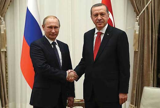 Erdogan, Putin