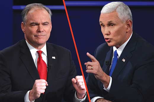 Kaine, Pence