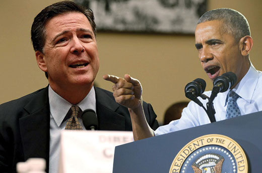 Comey, Obama