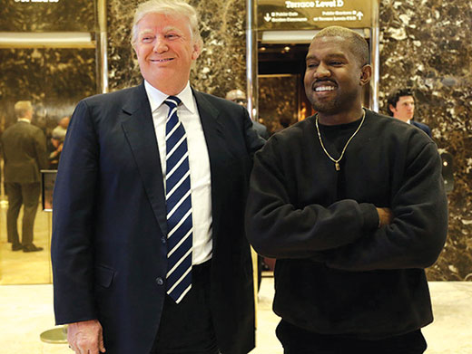 Trump, Kanye West