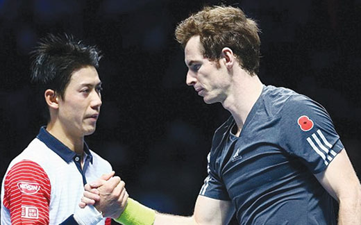 Murray, Nishikori